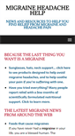 Mobile Screenshot of migraineheadachehelp.com